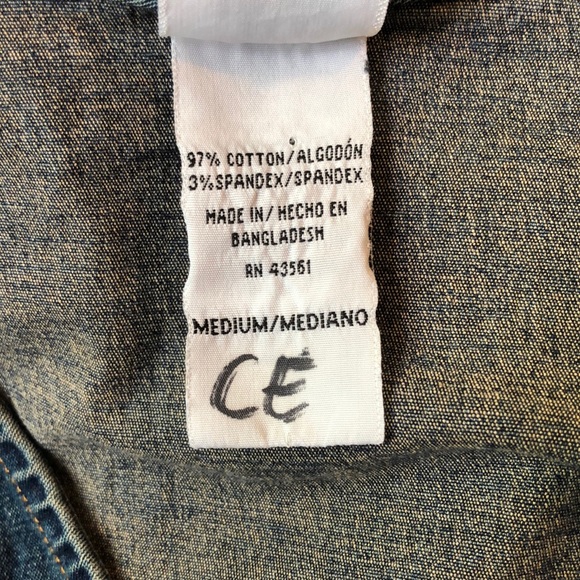 Take Nine denim crossover bodice maternity dress - Picture 5 of 5